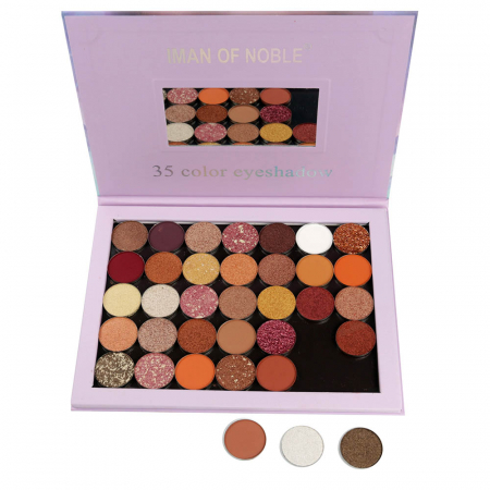 Paleta Profesionala de Farduri Iman Of Noble, 35 Color Eyeshadow Palette, 35 x 1.5 g1