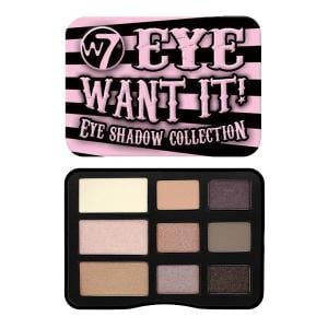 Paleta Cu 9 Farduri Pigmentate W7 EYE WANT IT Eye Shadow Collection