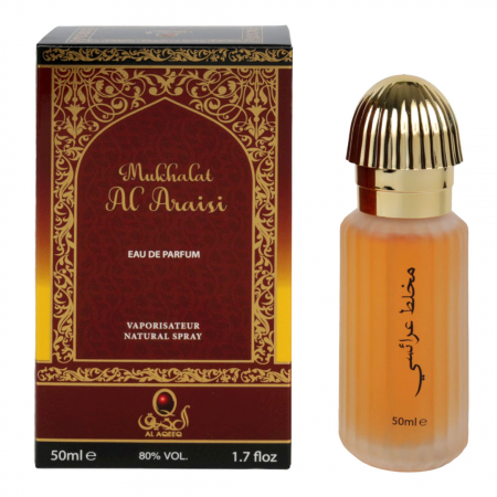 Parfum arabesc dama Mukhalat Al Araisi By Al Aqeeq Eau De Parfum, 50 ml
