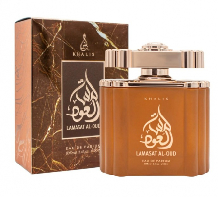 Parfum arabesc unisex Lamasat Al-Oud By Khalis Eau De Parfum, 100 ml
