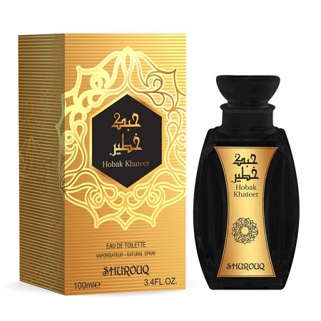 Parfum arabesc unisex, Hobak Khateer by SHUROUQ EDT, 100 ml