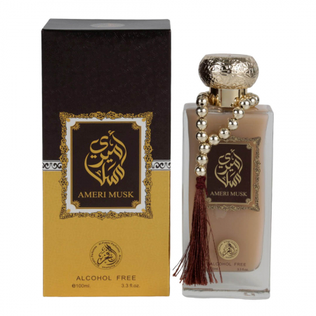 Parfum indian fara alcool, unisex, Ameri Musk by Al-Fakhr Eau de Parfum, 100 ml