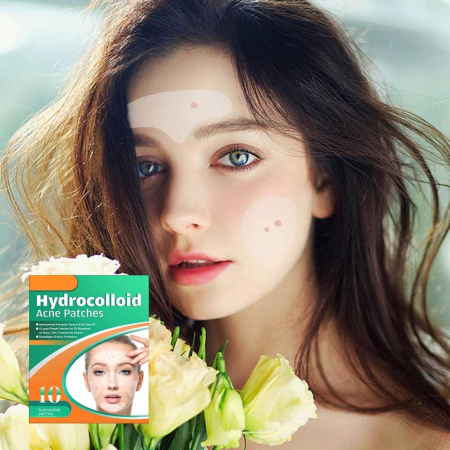 Plasturi Hidrocoloidali pentru Acnee din Gel de Calitate Medicala, 10 bucati, NOVA KISS®6