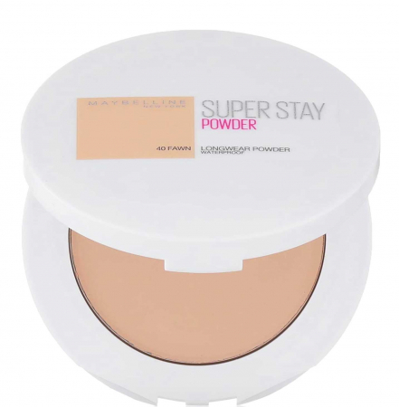 Pudra compacta rezistenta la transfer Maybelline New York SuperStay 40 Fawn, 9 g