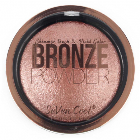 Pudra Profesionala Iluminatoare, Seven Cool, Bronze Powder, Shimmer Touch, 05 Pink Diamond0