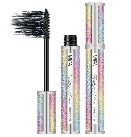 Rimel 4D MIPA Patrick S. Long Thick Waterproof Mascara cu Fibre de Matase pentru Alungire si Curbare, Negru Intens, 10 g0