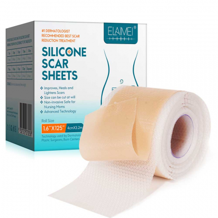 Rola din Silicon Medical pentru Tratarea Cicatricilor, Premium, 4 cm x 3.2 m3