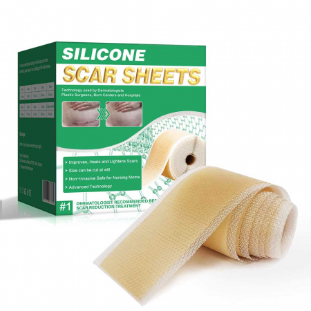 Rola Premium Reutilizabila din Silicon Medical pentru Ascunderea & Ingrijirea Cicatricilor, NOVA KISS®, 4 cm x 1.5 m