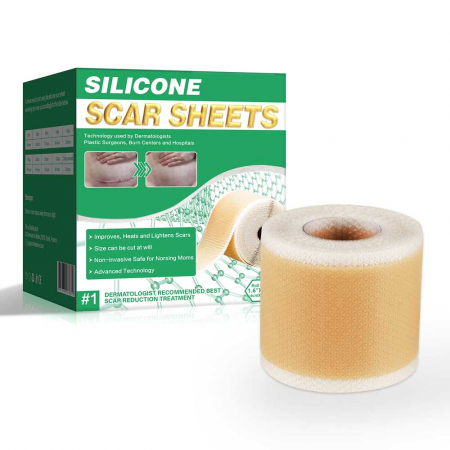 Rola Premium Reutilizabila din Silicon Medical pentru Ascunderea & Ingrijirea Cicatricilor, NOVA KISS®, 4 cm x 1.5 m3