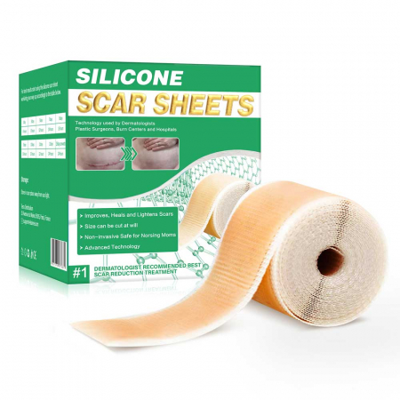 Rola Premium Reutilizabila din Silicon Medical pentru Ascunderea & Ingrijirea Cicatricilor, NOVA KISS®, 4 cm x 1.5 m8