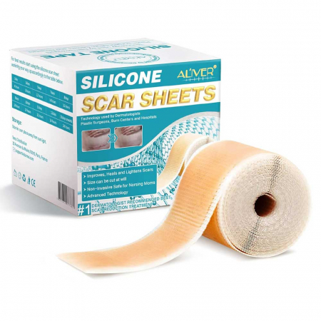 Rola din Silicon Medical pentru Cicatrici, Premium, Reutilizabila, 4 cm x 3 m3