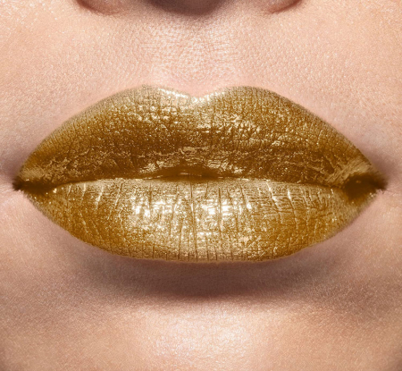 Ruj cu efect satinat L'Oreal Paris Color Riche Gold Obsession, Pure Gold4