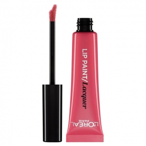 Ruj Lichid L'Oreal Paris Infallible Lip Paint Lacquer 102 Darling Pink, 8 ml0