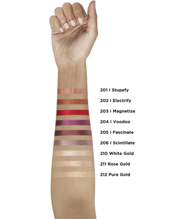 Ruj lichid mat metalizat L’Oreal Paris Rouge Signature Metallics 206 I Scintillate, 7 ml3