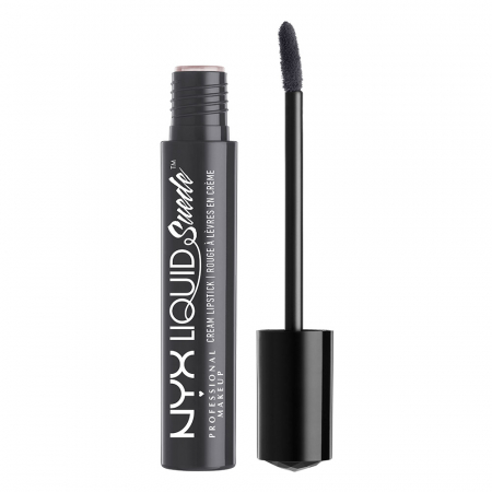 Ruj lichid mat NYX Professional Makeup Liquid Suede Cream, 01 Stone Fox, 4 ml0