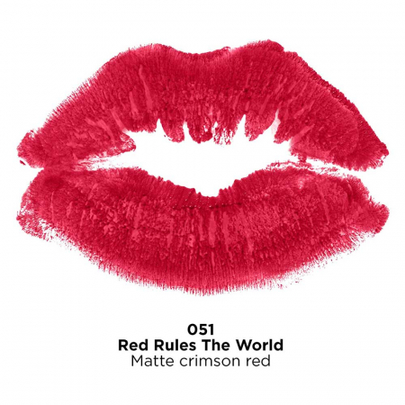 Ruj mat Revlon Super Lustrous Lipstick, 051 Red Rules The World, 4.2 g2