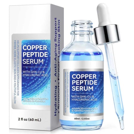 Ser Intensiv Anti-Rid cu Peptide de Cupru si Acid Hialuronic - Fermitate si Hidratare, 60 ml 