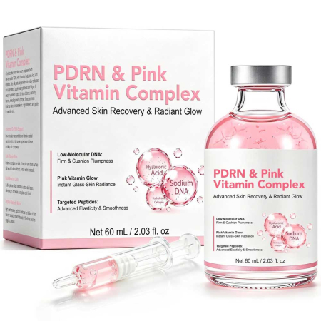 Ser Facial cu PDRN din ADN de Somon, Complex de Vitamine si Peptide, 60 ml