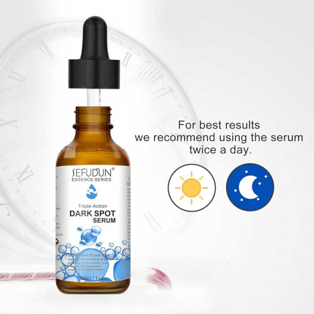 Ser Facial Premium Anti Pete Pigmentare cu 2% Arbutina, Acid kojic si Extract de radacina de lemn dulce Sefudun, 30 ml3
