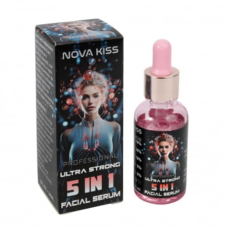 Ser Facial Profesional Ultra Puternic 5 in 1 cu Efect Anti-Imbatranire NOVA KISS®, 30 ml5