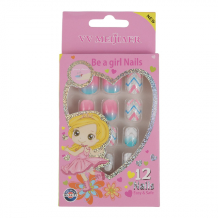 Set 12 Unghii False Pentru Copii, 36 Nava Spatiala