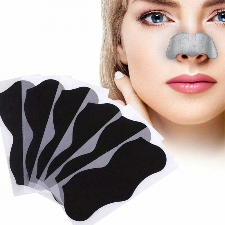 Set 90 Plasturi pentru Punctele Negre de pe nas, Carbune Activ si Bambus3