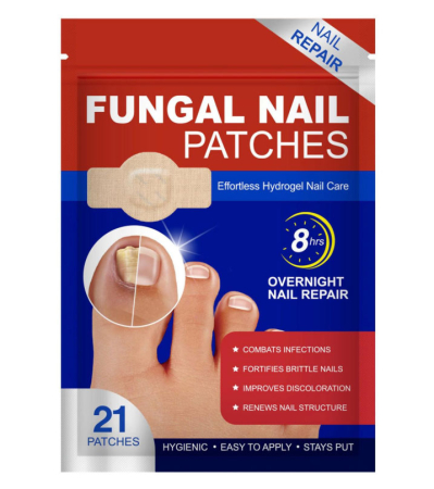 Set 21 Plasturi pentru Unghii Deteriorate si Ingalbenite - Ingrijire Nocturna si Protectie