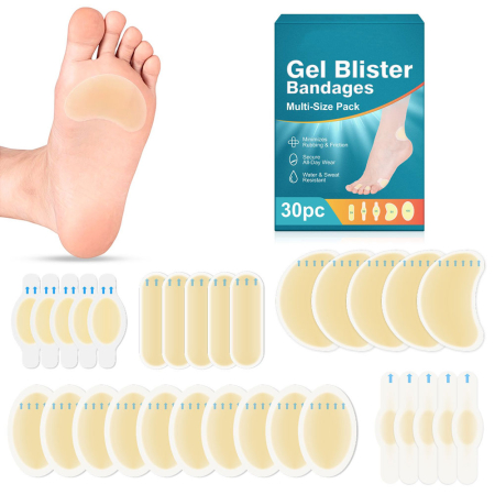Set 30 Bandaje din Gel Medical, Anti-Frecare si Iritare, Rezistenti, Multifunctionali