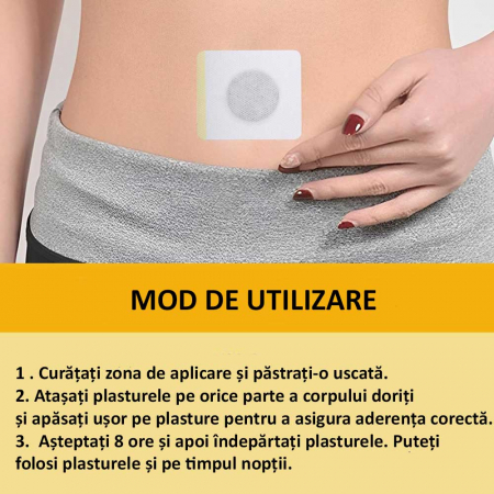 Set 30 Plasturi Magnetici pentru Slabit Eficient si Eliminarea Toxinelor, Ingrediente Naturale1