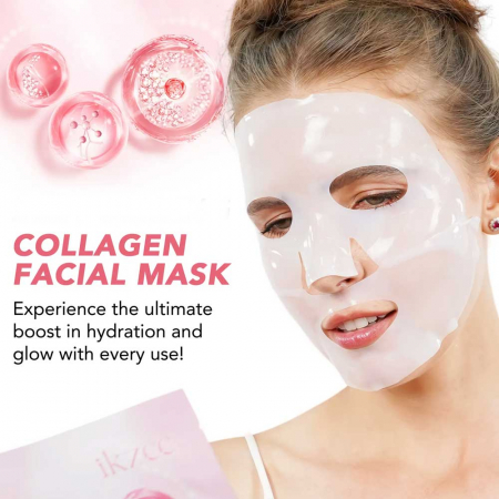 Set 4 Masti cu BIO Colagen, Formula Avansata cu Probiotice, Tehnologie Hydro-Gel, Niacinamide, Acid Hialuronic si Vitamina E5