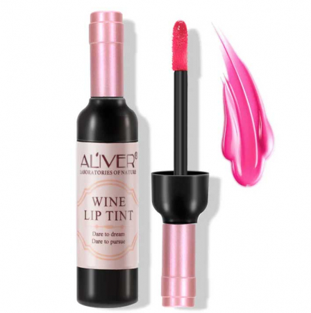 Set 6 Rujuri Premium Mate Rezistente la Transfer, Aliver Wine Lip Tint Waterproof, 7 g X 6 buc5