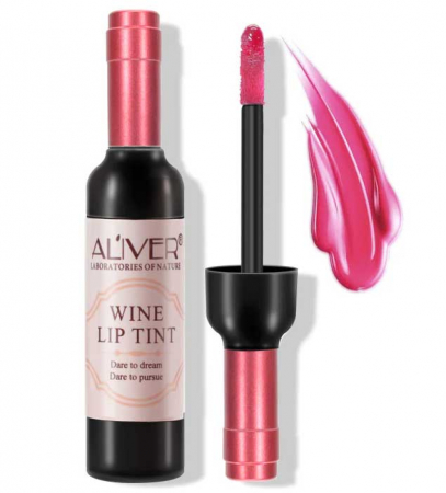 Set 6 Rujuri Premium Mate Rezistente la Transfer, Aliver Wine Lip Tint Waterproof, 7 g X 6 buc3