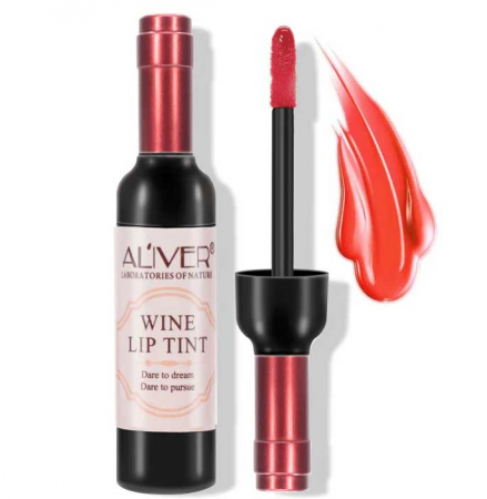 Set 6 Rujuri Premium Mate Rezistente la Transfer, Aliver Wine Lip Tint Waterproof, 7 g X 6 buc4