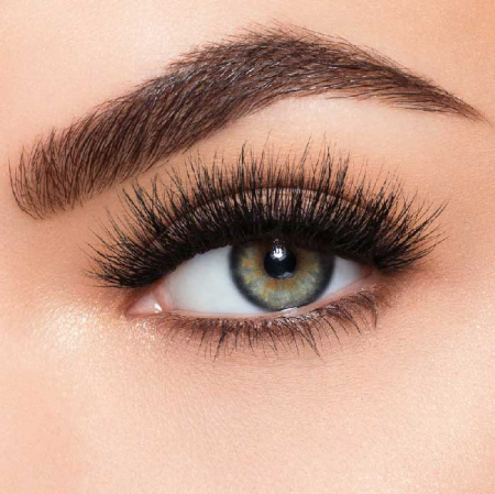 Set Gene False Profesionale cu prindere magnetica in 3 magneti, Reutilizabile, Aspect Natural, Negru 2184