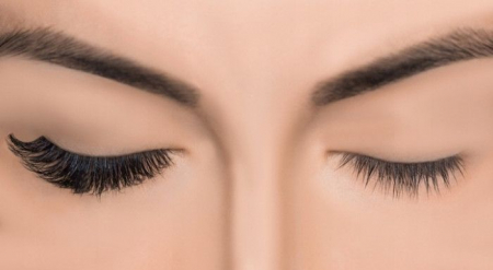 Set Gene False Profesionale cu prindere magnetica in 3 magneti, Reutilizabile, Aspect Natural, Negru 2173