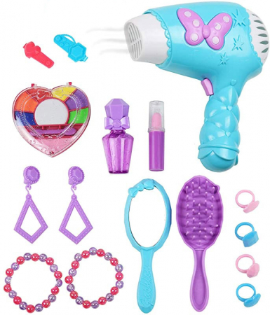 Set infrumusetare de jucarie cu Accesorii, Efecte Luminoase & Sonore, Beauty Angel, Varsta 3+2