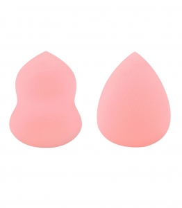 Set cu 2 Bureti Profesionali Para si Lacrima pentru Machiaj Perfect Blending, Roz