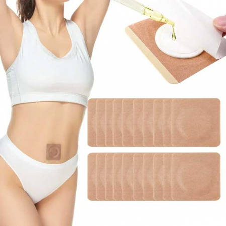 Set Detoxifiere și Slăbit cu Ulei de Ricin 100% Pur și 20 Plasturi pentru Buric cu Absorbție Eficientă1