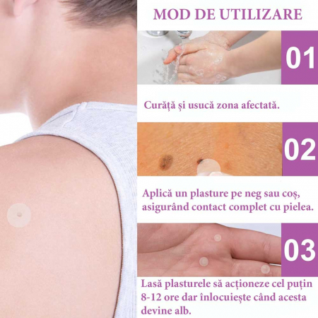 Set Plasturi pentru Îndepărtarea Negilor și Coșurilor, 144 bucăți, Elaimei3