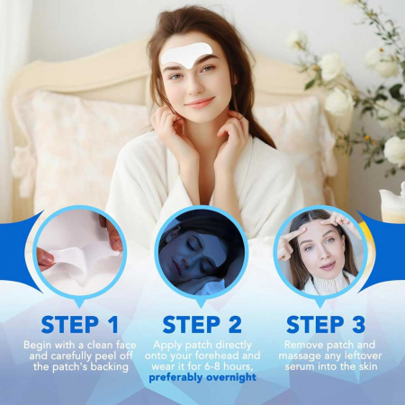 Set Plasturi Anti-Rid pentru Frunte cu Colagen, Efect de Intinerire, NOVA KISS®, 16 buc9