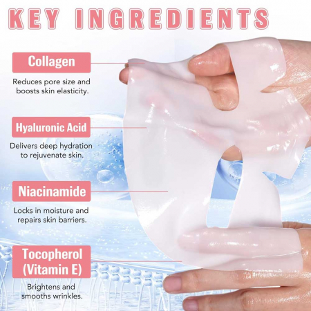Set Tratement Premium 4 Masti BIO Colagen, Formula Avansata cu Probiotice, Tehnologie HydroGel3