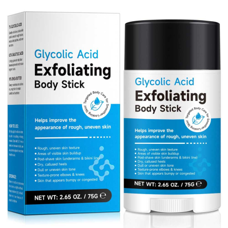 Stick Exfoliant Corp cu Acid Glicolic 7% si Acid Salicilic, Zone Sensibile, 75g 
