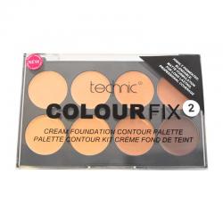 Trusa Profesionala cu 8 Fonduri De Ten Cremoase Pentru Conturarea Fetei Technic Colour Fix 2, 8x3.5g