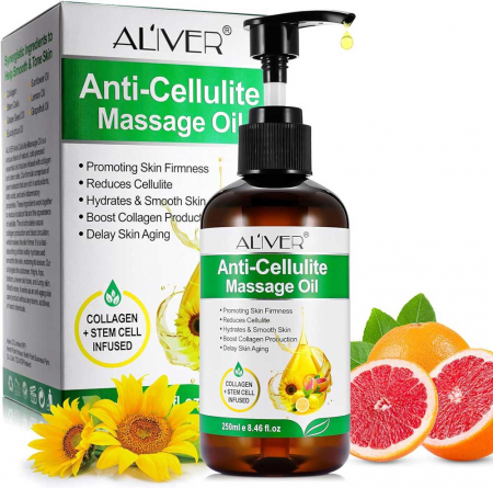 Ulei Anticelulitic Premium infuzat cu Celule Stem, Colagen, mix Uleiuri Esentiale, 250 ml6