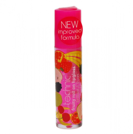 Balsam de buze Technic Fruity Roll On Lipgloss, Caspuni, 6 ml
