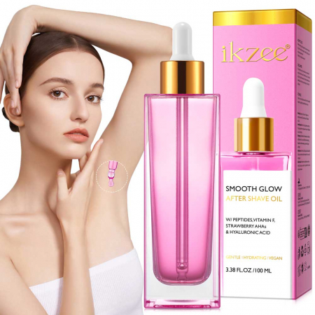 Ulei după Epilare cu Peptide, Căpșuni AHA și Acid Hialuronic, Premium, 100 ml 2