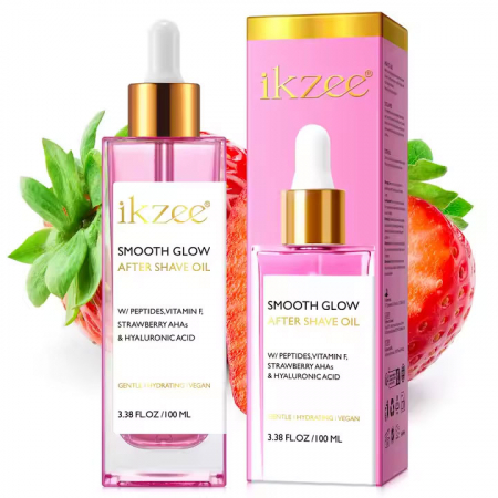 Ulei după Epilare cu Peptide, Căpșuni AHA și Acid Hialuronic, Premium, 100 ml 5