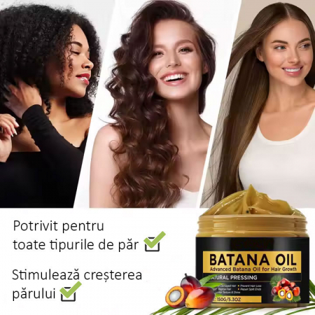 Ulei Premium de Batana, Presat Natural, 100% Pur, Tratament pentru Cresterea si Regenerarea parului, 150 g1