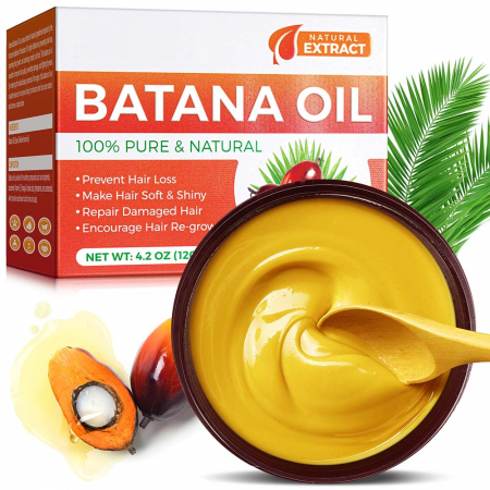 Ulei de Batana contra Caderii Parului, 100% Pur & Natural, stimuleaza Regenerarea Firelor de Par, NOVA KISS® 120 g0