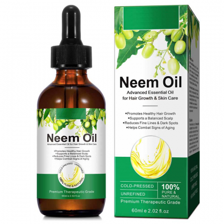 Ulei Premium de Neem, 100% Natural & Pur pentru Cresterea Parului si Ingrijirea Pielii, 60 ml5